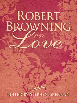 cover image of Robert Browning on Love